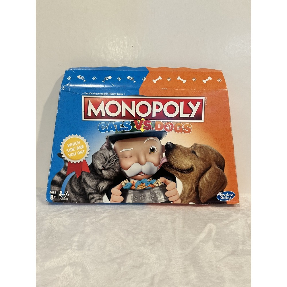 Monopoly Cats Vs Dogs New (box Has Some Wear )
